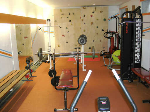 Old picture of our gym room